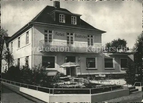 Ehlscheid Hotel Pension Waldfrieden Willi Krug Kat. Ehlscheid