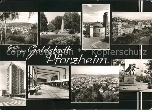 Pforzheim Goldstadt Ansichten Kat. Pforzheim