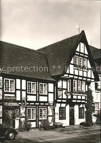 Windhagen Rheinland Hotel Heedt Fachwerk Kat. Gummersbach