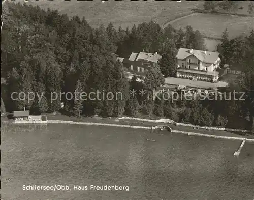 Schliersee Haus Freudenberg Fliegeraufnahme Kat. Schliersee