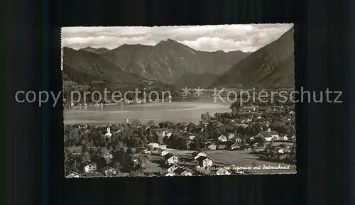 Bad Wiessee am Tegernsee mit Bodenschneid Kat. Bad Wiessee