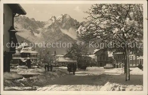 Garmisch Partenkirchen Marktplatz Kat. Garmisch Partenkirchen