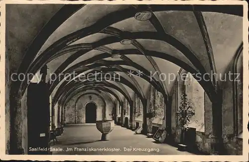 Saalfeld Saale Kreuzgang Franziskanerkloster Kat. Saalfeld