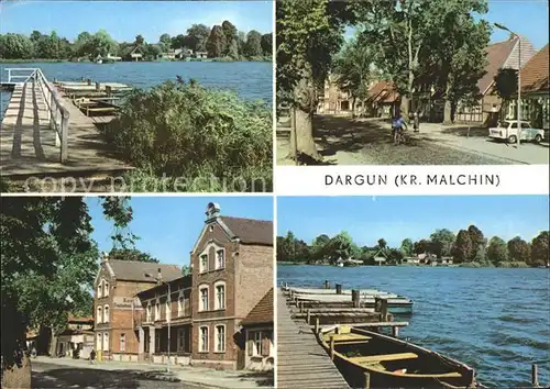 Dargun Mecklenburg Vorpommern Steg Klostersee Schloss Strasse Hotel Zum Deutschen Hause Kat. Dargun