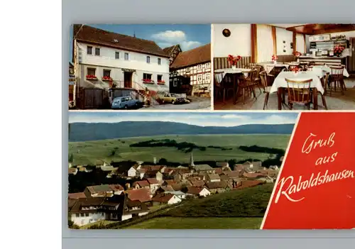 Raboldshausen Hessen Gasthof Deutsches Haus / Neuenstein /Hersfeld-Rotenburg LKR