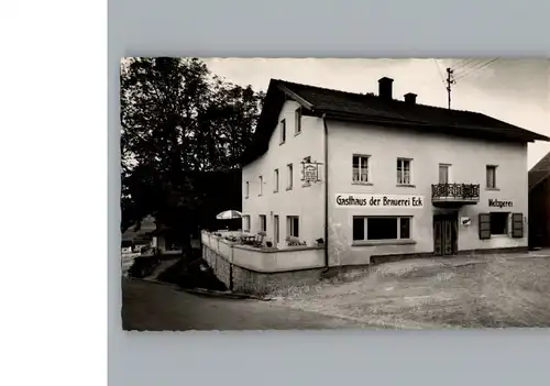 Boebrach Niederbayern Gasthaus der Brauerei Eck /  /