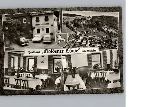 Lauenstein Oberfranken Gasthaus goldener Loewe / Ludwigsstadt /Kronach LKR