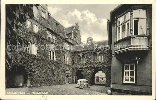 Muehlhausen Augsburg Rathaushof Kat. Augsburg