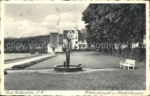 Bad Rothenfelde Wittekindsprudel Maedchenbrunnen Kat. Bad Rothenfelde