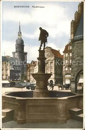 Dortmund Marktbrunnen Kat. Dortmund