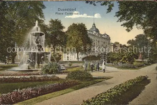 Duesseldorf Place Cornelius Sprigbrunnen Kat. Duesseldorf