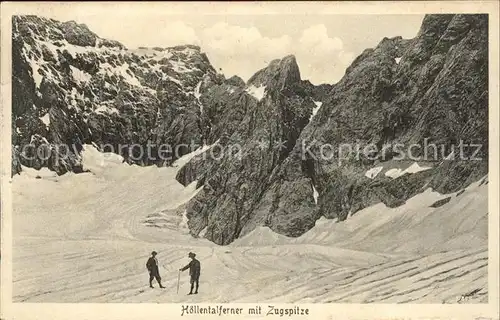 Zugspitze Hoelentalferner Kat. Garmisch Partenkirchen