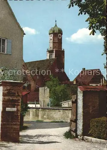 Weilheim Oberbayern Kirche Kat. Weilheim i.OB