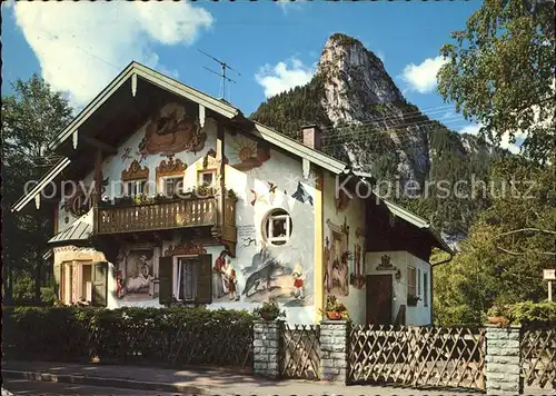 Oberammergau Oberbayerische Lueftmalerei Kat. Oberammergau