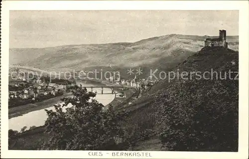 Bernkastel Kues Panorama mit Burgruine Landshut Richarz Naturaufnahmen Nr. 145 Kat. Bernkastel Kues