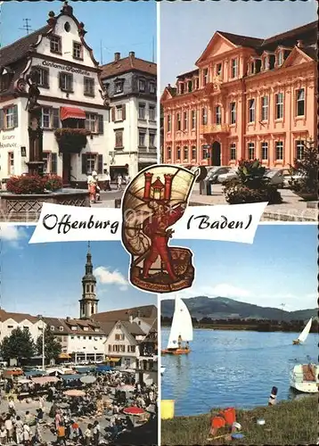 Offenburg Apotheke Brunnen Polizei Gebaeude Marktplatz See Kat. Offenburg