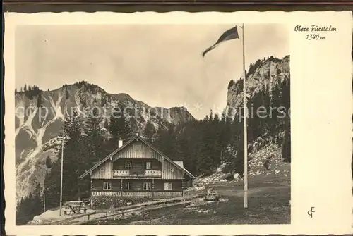 Bodenschneid Unterkunftshaus Obere Firstalm Berggasthof Kat. Schliersee