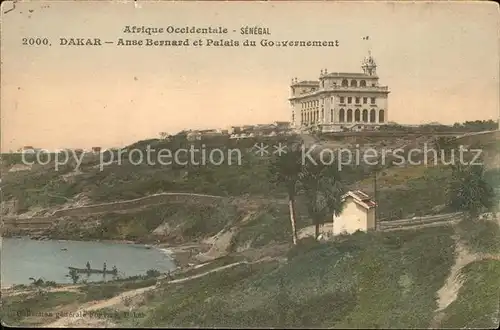 Dakar Anse Bernard et Palais du Gouvernement Kat. Dakar