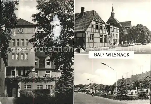 Bad Wilsnack Puschkin Kurhaus Markt Thaelmannstr Kat. Bad Wilsnack