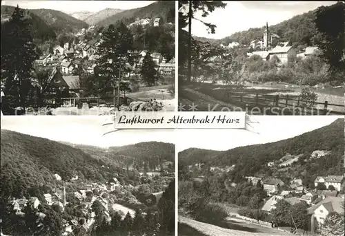 Altenbrak Harz Teilansichten Kirche Kat. Altenbrak