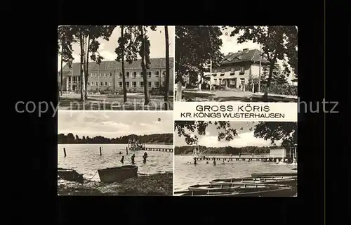 Gross Koeris Polytech Oberschule Berliner Str Badestelle und Strandbad am Schulzensee Kat. Gross Koeris