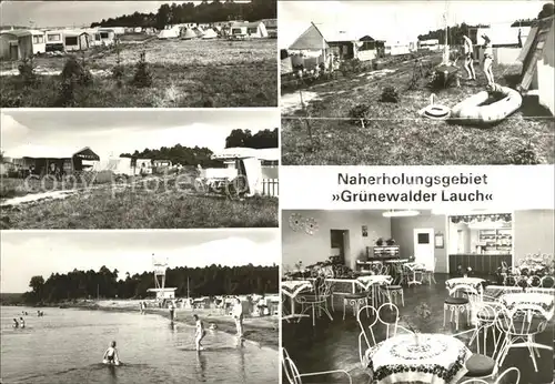 Gruenewalde Ruhland Naherholungsgebiet Gruenewalder Lauch Teilansichten Kat. Lauchhammer