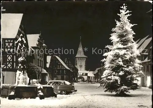 Gengenbach Weihnachten Dorfmotiv