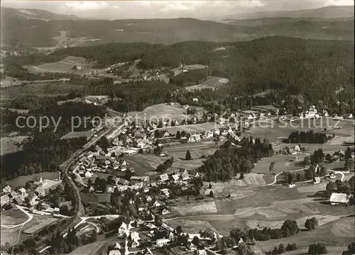 Hinterzarten Fliegeraufnahme Kat. Hinterzarten