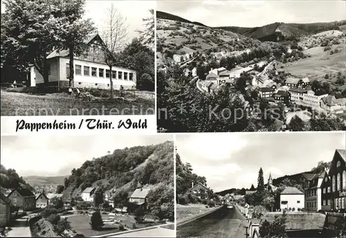 Pappenheim Thueringen Waldgaststaette Mommelstein Tempelchenblick Platz der DSF Friedrichrodaer Str Kat. Floh Seligenthal