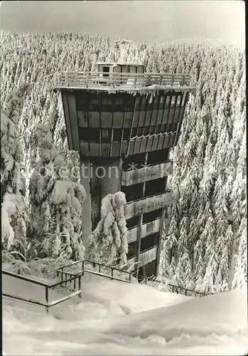 Oberhof Thueringen Kampfrichterturm mit Turmcafe Kat. Oberhof Thueringen