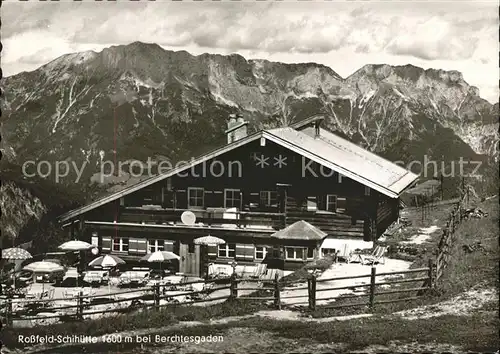 Berchtesgaden Rossfeld Skihuette Kat. Berchtesgaden