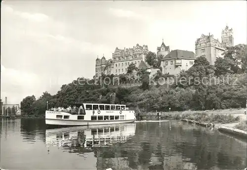 Bernburg Saale Schloss und MS Merseburg Kat. Bernburg