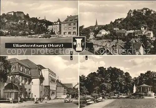 Blankenburg Harz Luehner Torplatz Kurhotel Thiepark Kat. Blankenburg