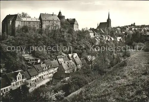 Leisnig Schloss und Kirche Kat. Leisnig