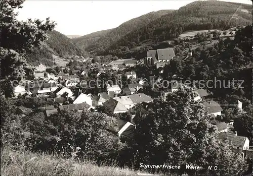 Weiten Niederoesterreich Ortsansicht mit Kirche Sommerfrische / Weiten /Mostviertel-Eisenwurzen