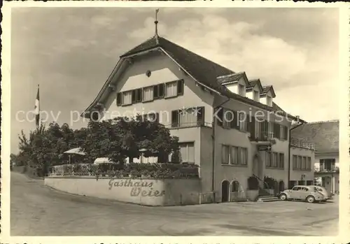 Weier Gasthaus Kreuz Autos Kat. Weier