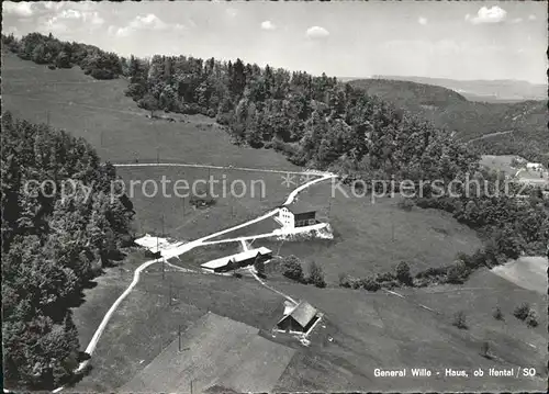 Hauenstein SO General Wille Haus ob Ifental Fliegeraufnahme / Hauenstein Ifenthal /Bz. Goesgen