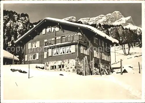 Braunwald GL Chalet Rietberg Wintersportplatz Kat. Braunwald