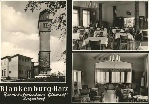 Blankenburg Harz Betriebsferienheim Glueckauf / Blankenburg /Harz LKR