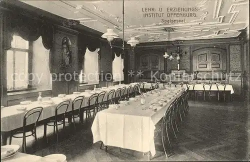 Offenburg Lehr- u. Erziehungsinstitut Speisesaal / Offenburg /Ortenaukreis LKR