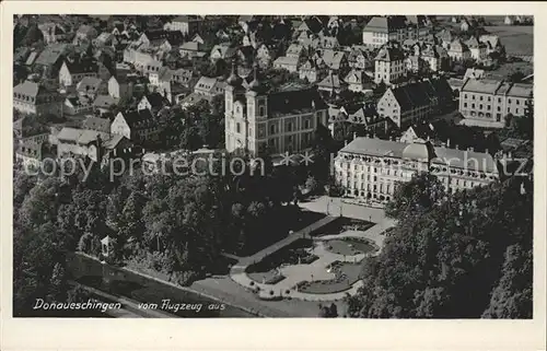 Donaueschingen Fliegeraufnahme / Donaueschingen /Schwarzwald-Baar-Kreis LKR