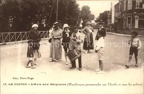 Le Crotoy Avis aux Baigneurs / Le Crotoy /Arrond. d Abbeville