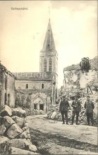 Hattonchatel Ruines Grande Guerre Truemmer 1. Weltkrieg Militaer Nr. 193 / Vigneulles-les-Hattonchatel /Arrond. de Commercy