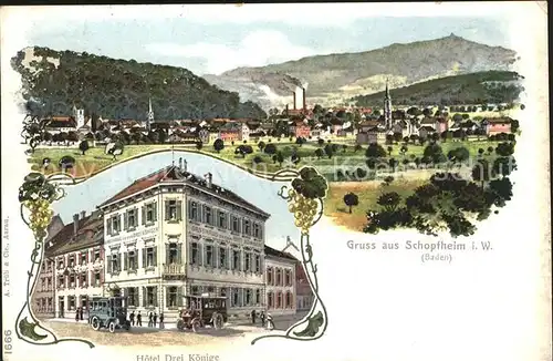 Schopfheim Hotel Drei Koenige / Schopfheim /Loerrach LKR