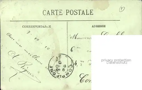 Abbeville Somme Theatre Stempel auf AK / Abbeville /Arrond. d Abbeville