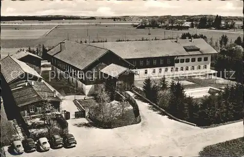 Oberlaindern Zweckform-Werk Fliegeraufnahme Autos / Valley /Miesbach LKR