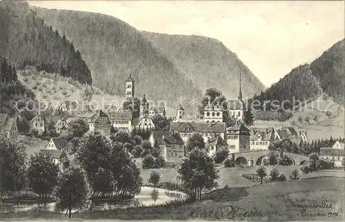 Hirsau Kloster Kuenstlerkarte / Calw /Calw LKR