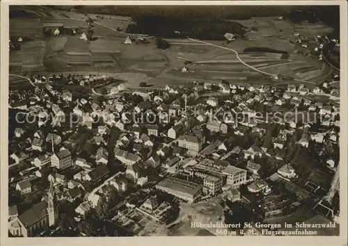 St Georgen Breisgau Fliegeraufnahme / Freiburg im Breisgau /Breisgau-Hochschwarzwald LKR