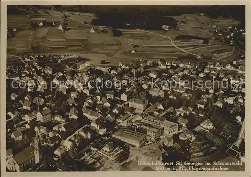 St Georgen Breisgau Fliegeraufnahme / Freiburg im Breisgau /Breisgau-Hochschwarzwald LKR