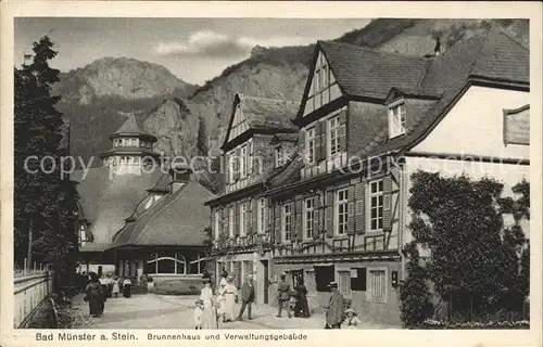 Bad Muenster Stein Ebernburg Brunnenhaus Verwaltungsgebaeude / Bad Muenster am Stein-Ebernburg /Bad Kreuznach LKR